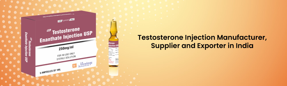 Testosterone Injection Manufacturer, Supplier And Exporter In India