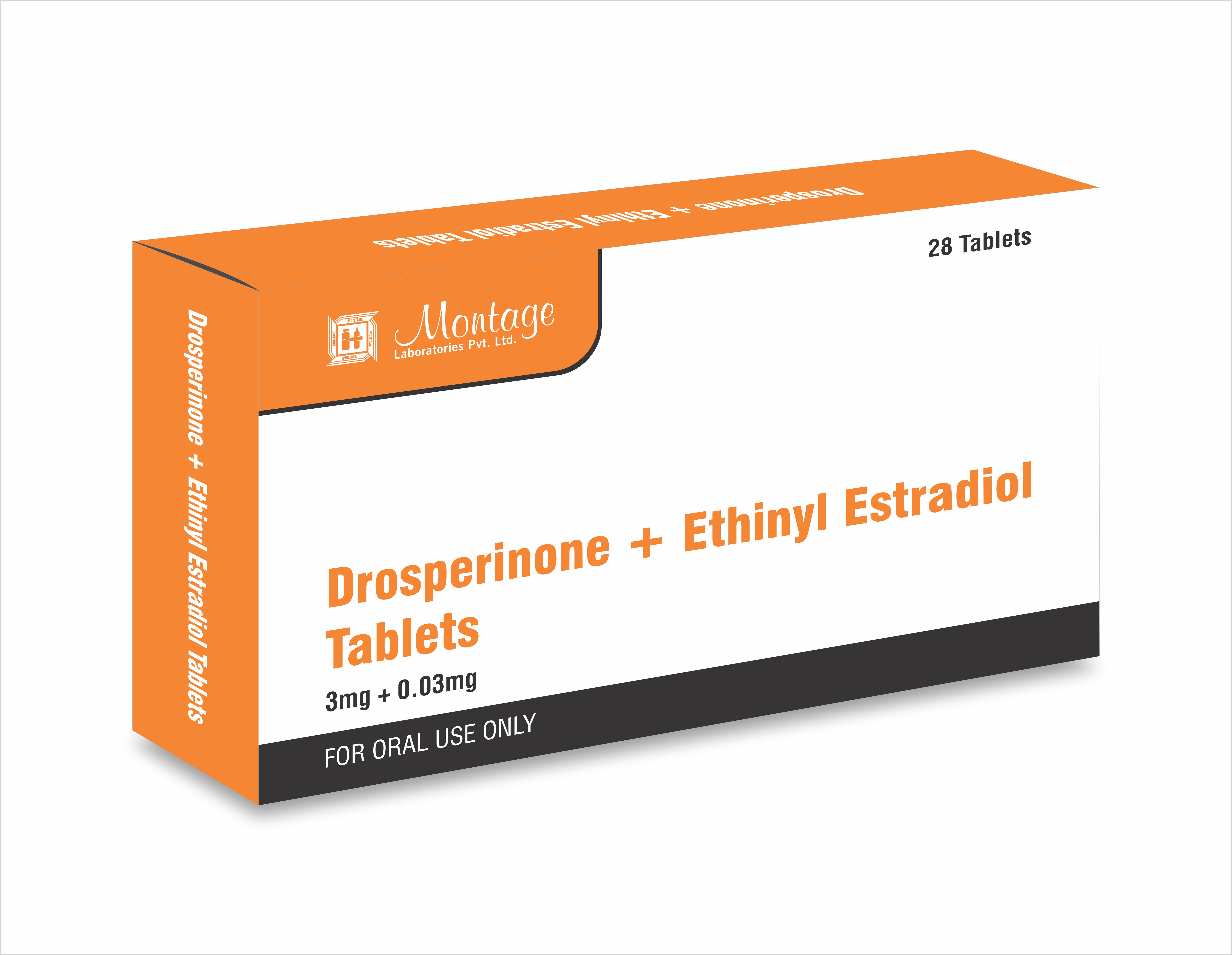 Drosperinone + Ethinyl Estradiol Tablets