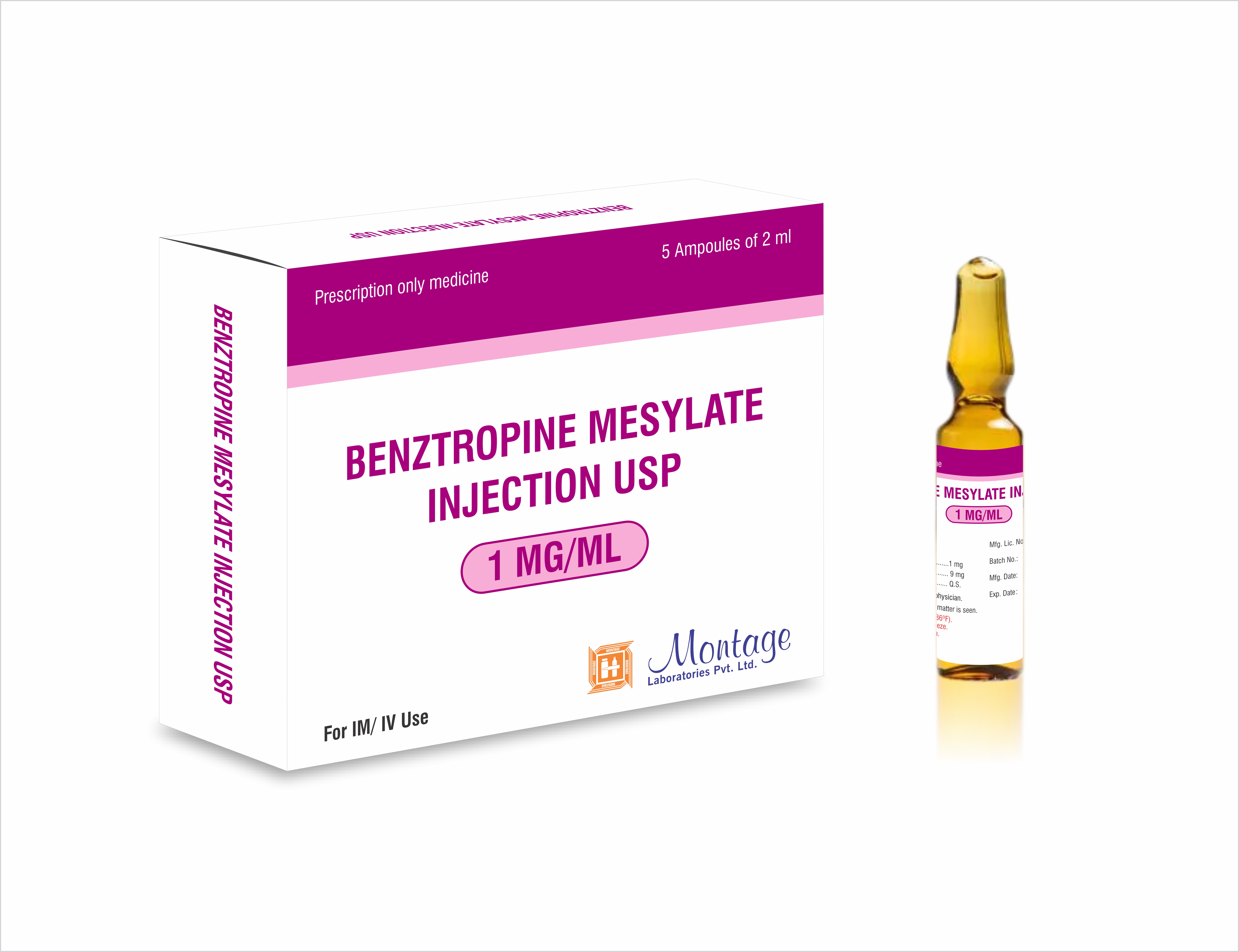 Benztropine Mesylate Injection