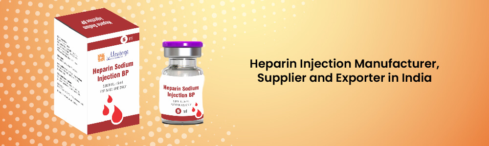 Heparin Injection Manufacturer, Supplier And Exporter In India