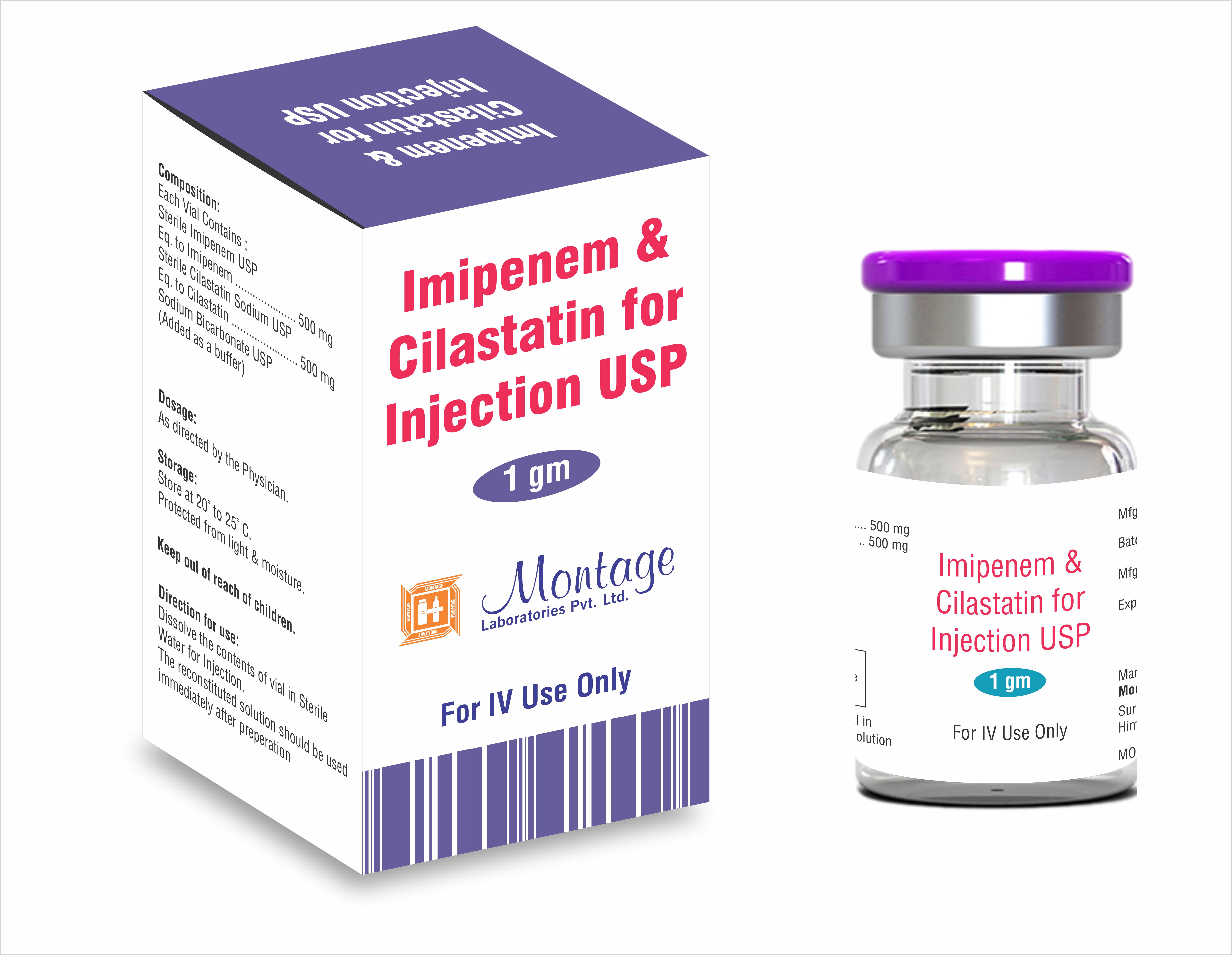 Imipenem + Cilastatin Injection