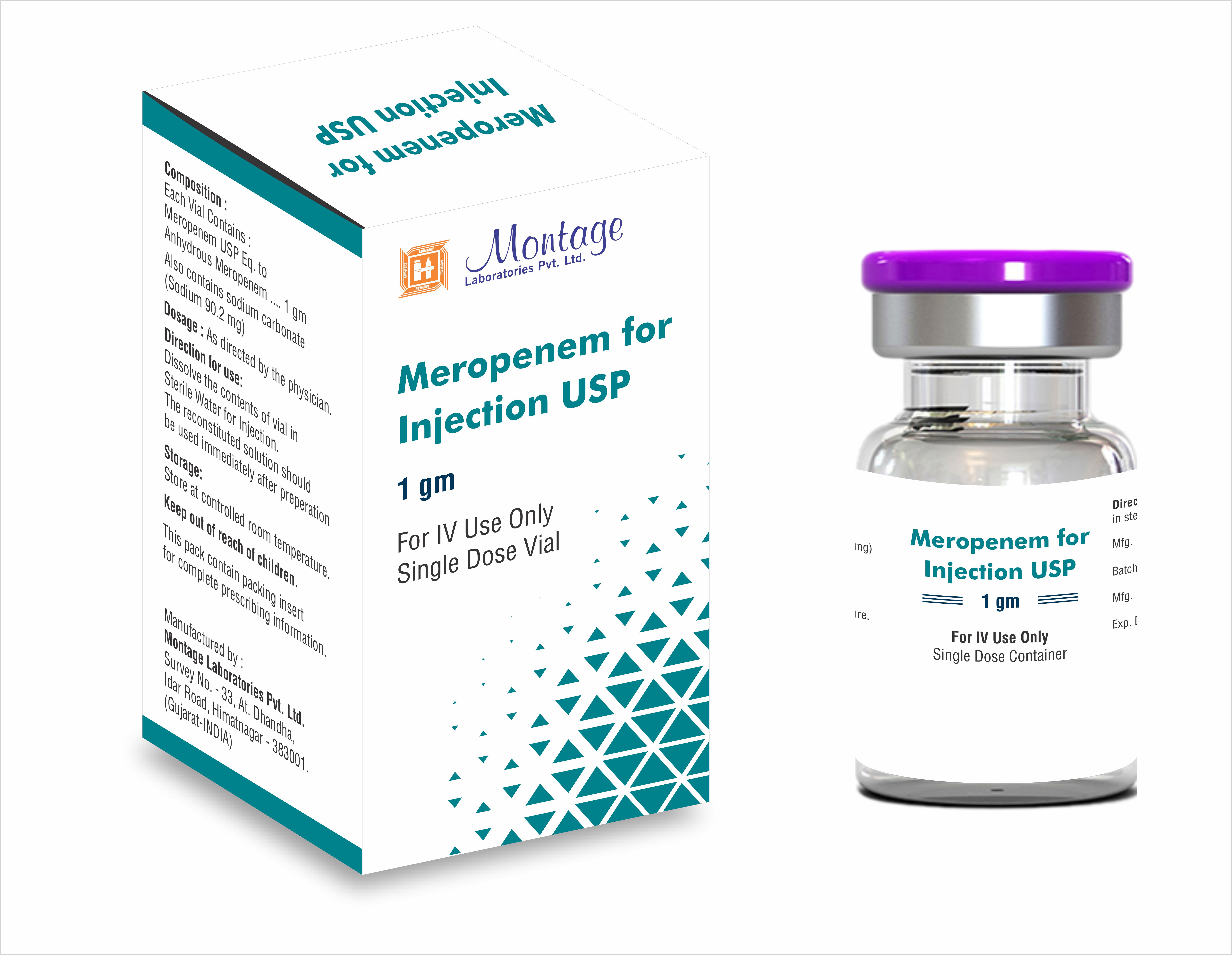 Meropenem Injection Manufacturer, Supplier and Exporter in India